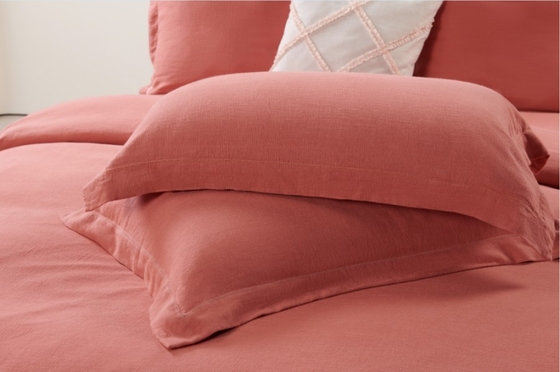 Rayon Linen Duvet Cover King OEM Solid устойчивый королевский набор одеяла