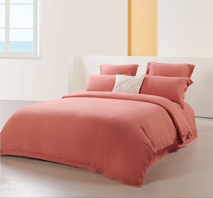 Rayon Linen Duvet Cover King OEM Solid устойчивый королевский набор одеяла
