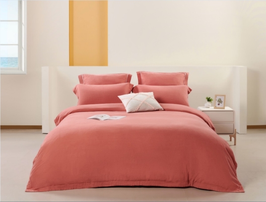 Rayon Linen Duvet Cover King OEM Solid устойчивый королевский набор одеяла