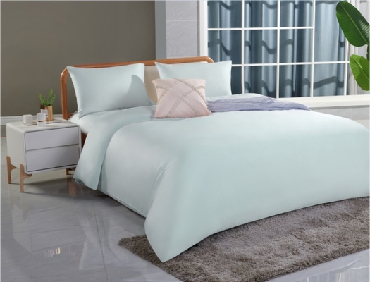 100% TENCEL Fiber Light Green Duvet Cover Super King Покрывало для одеяла