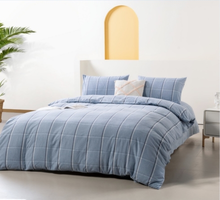 OEM Twin Duvet Covers King Full Size Duvet Cover Синий полиэстерный смешанный фланель