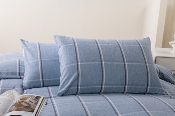 OEM Twin Duvet Covers King Full Size Duvet Cover Синий полиэстерный смешанный фланель