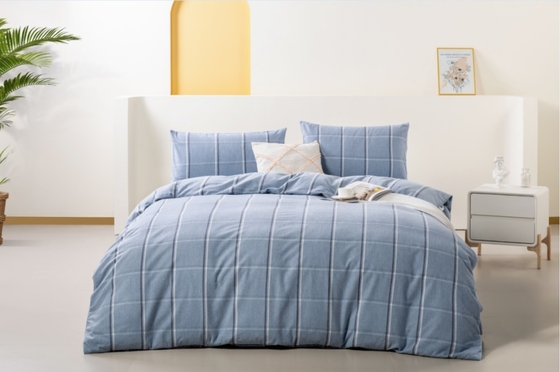 OEM Twin Duvet Covers King Full Size Duvet Cover Синий полиэстерный смешанный фланель