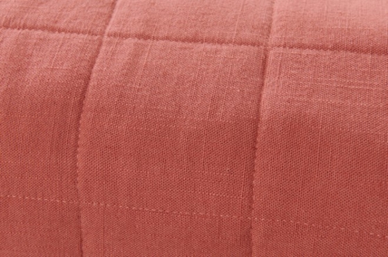 OEM Rayon Linen Quilt Set Solid Sustainable Burnt Orange Quilt Set Оригинальное изготовление